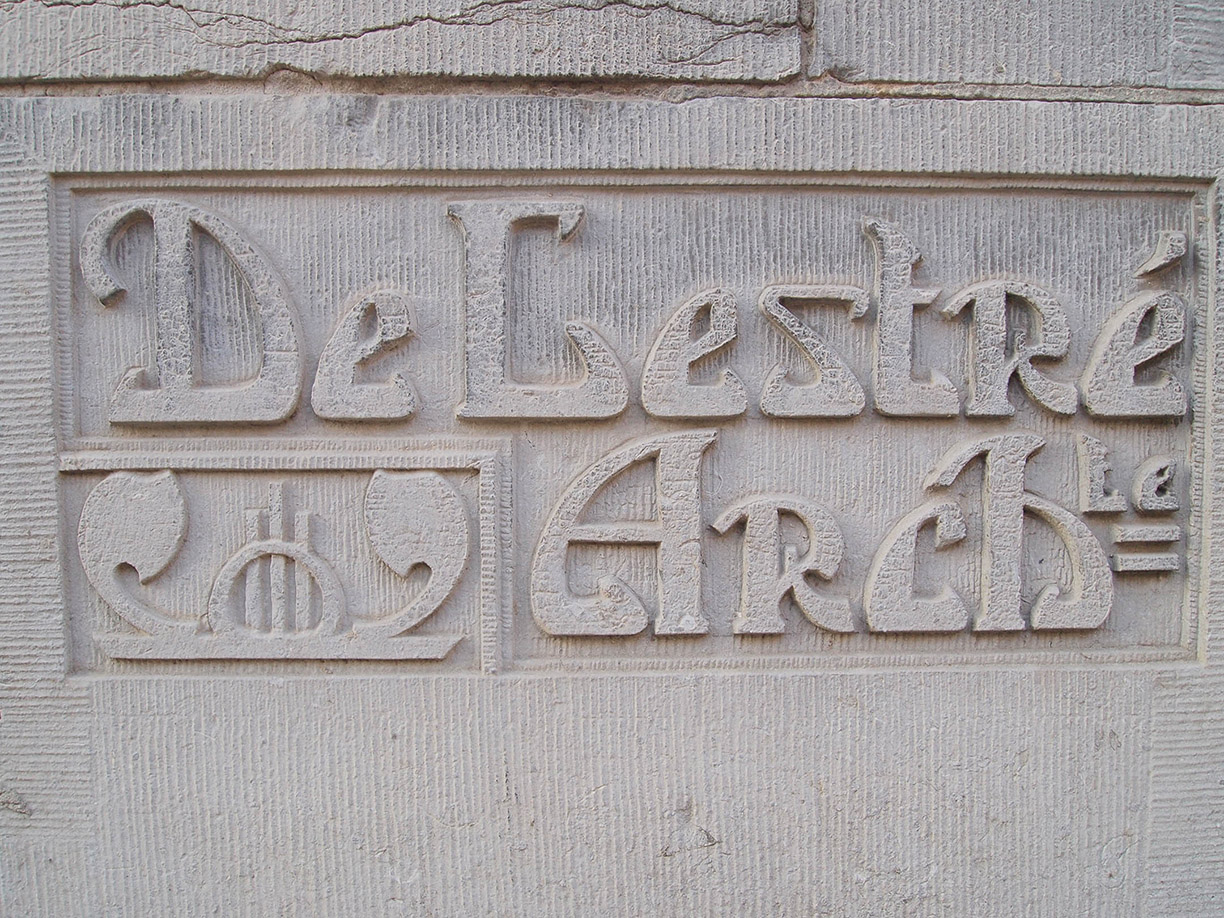 photographie inscription vernaculaire Bruxelles, Caractère Belge Font, la cambre Bruxelles 
