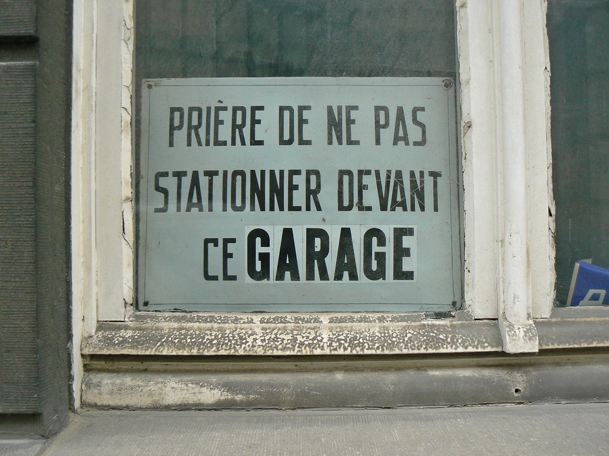 photographie inscription vernaculaire Bruxelles 3, Caractère Belge Font, la cambre Bruxelles 