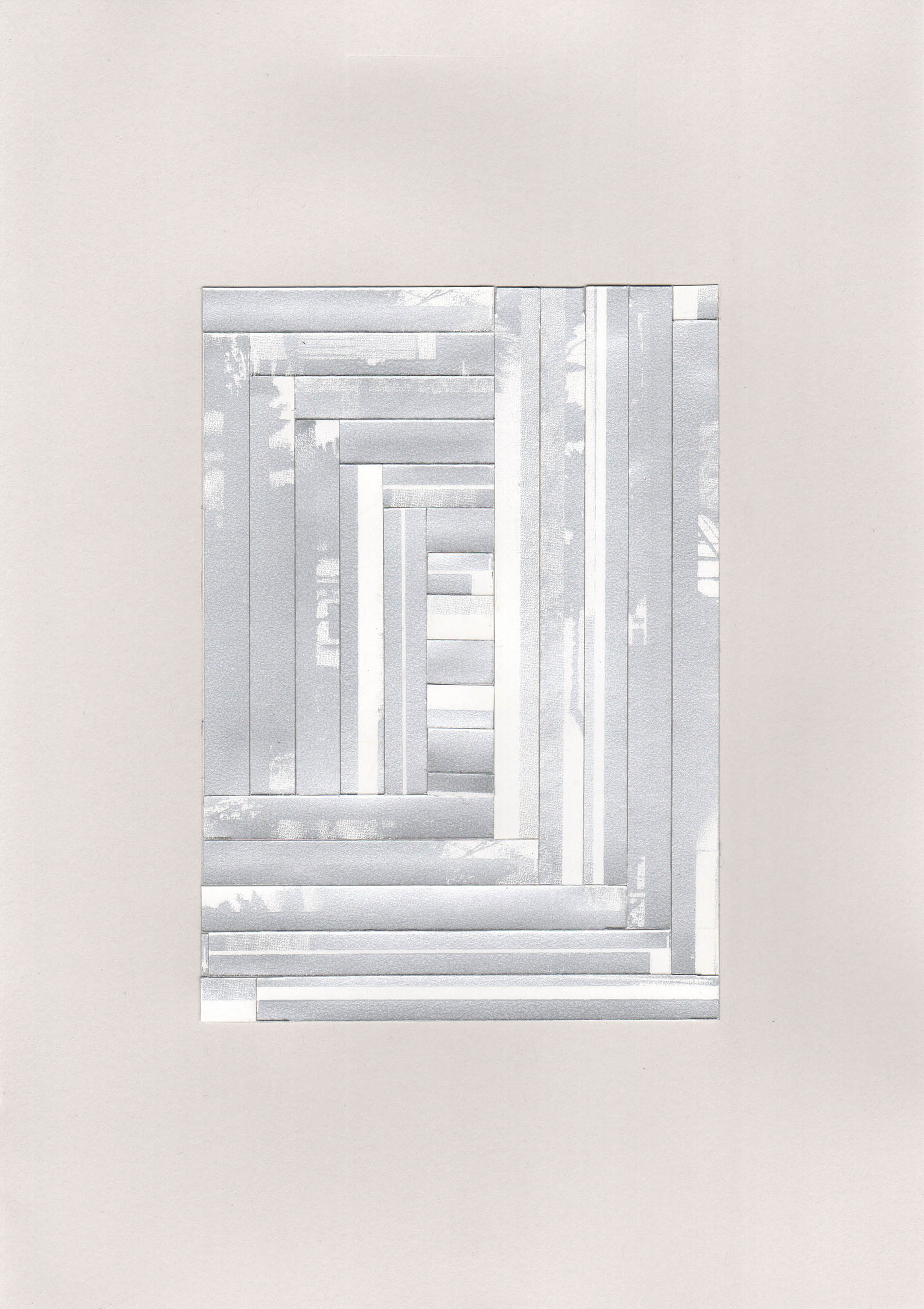 collage chute sérigraphie métallique