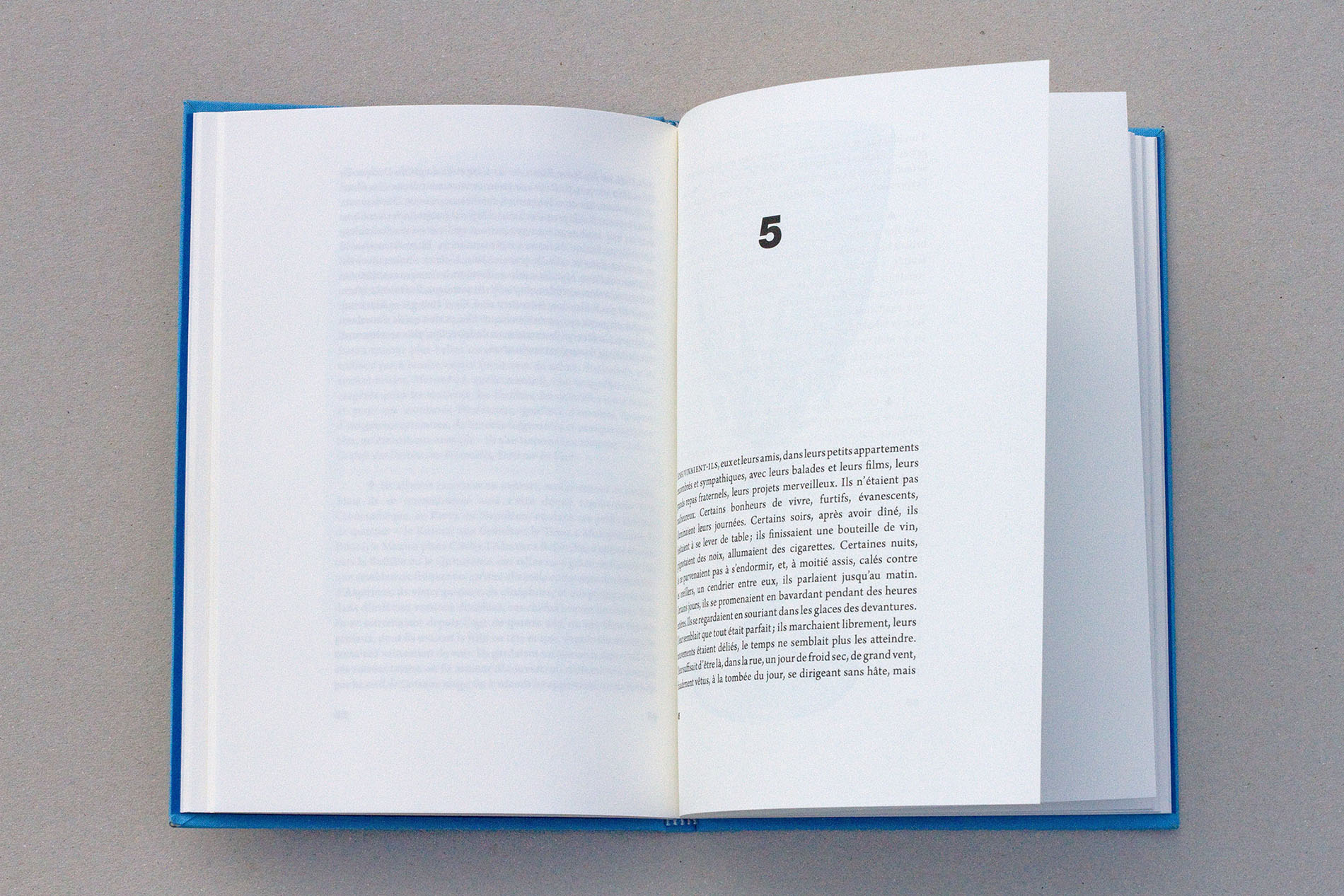 double-page, édition Les choses de Georges Perec